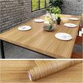 Light Brown Wood Contact Paper 32in x 118in - Thick Peel & Stick