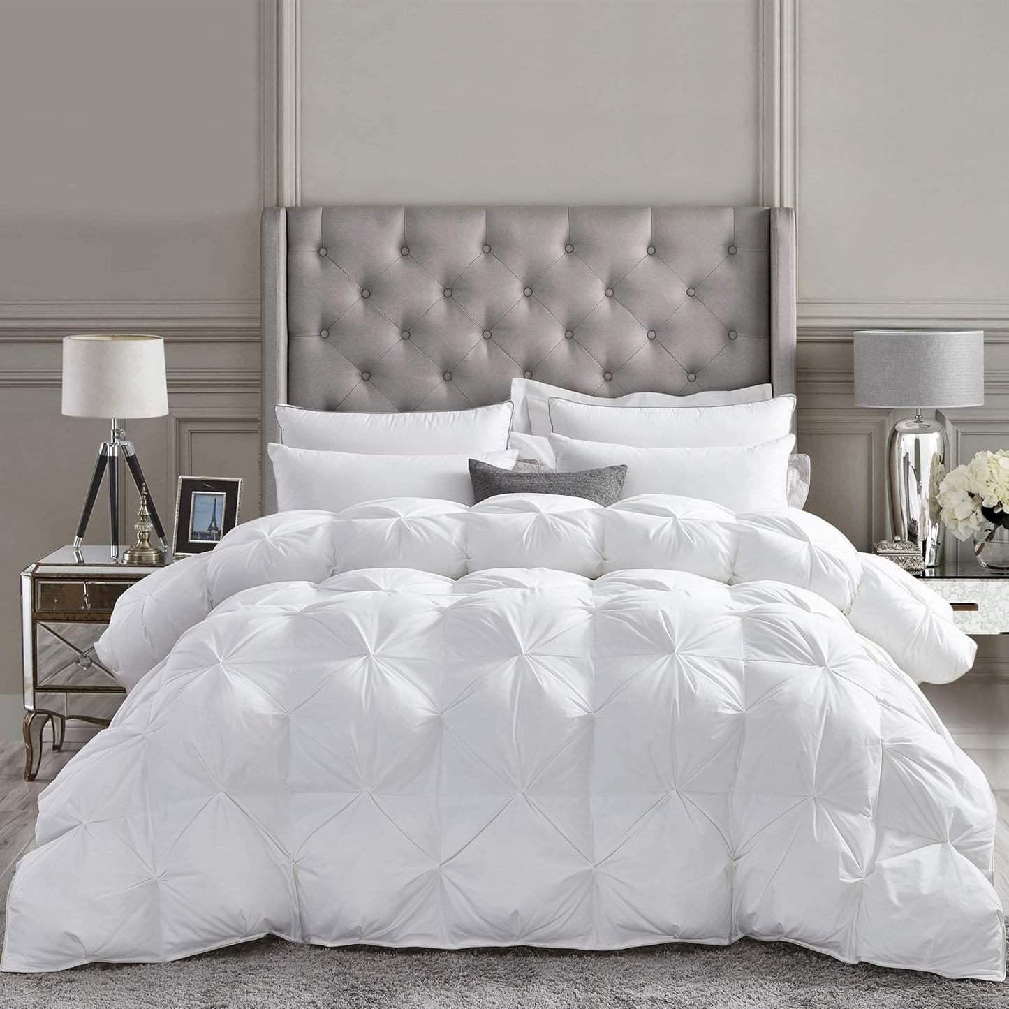 Luxurious All-Season Goose Down Comforter for Cal King Beds