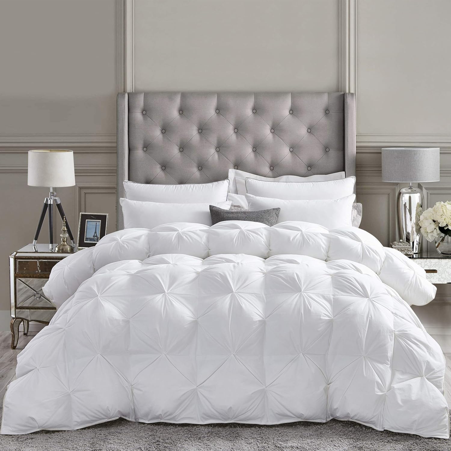 Luxurious All-Season Goose Down Comforter for Cal King Beds