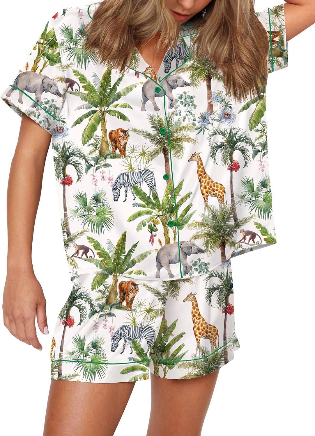 Funny Graphic Pajamas for Women Set - Comfortable Sleepwear