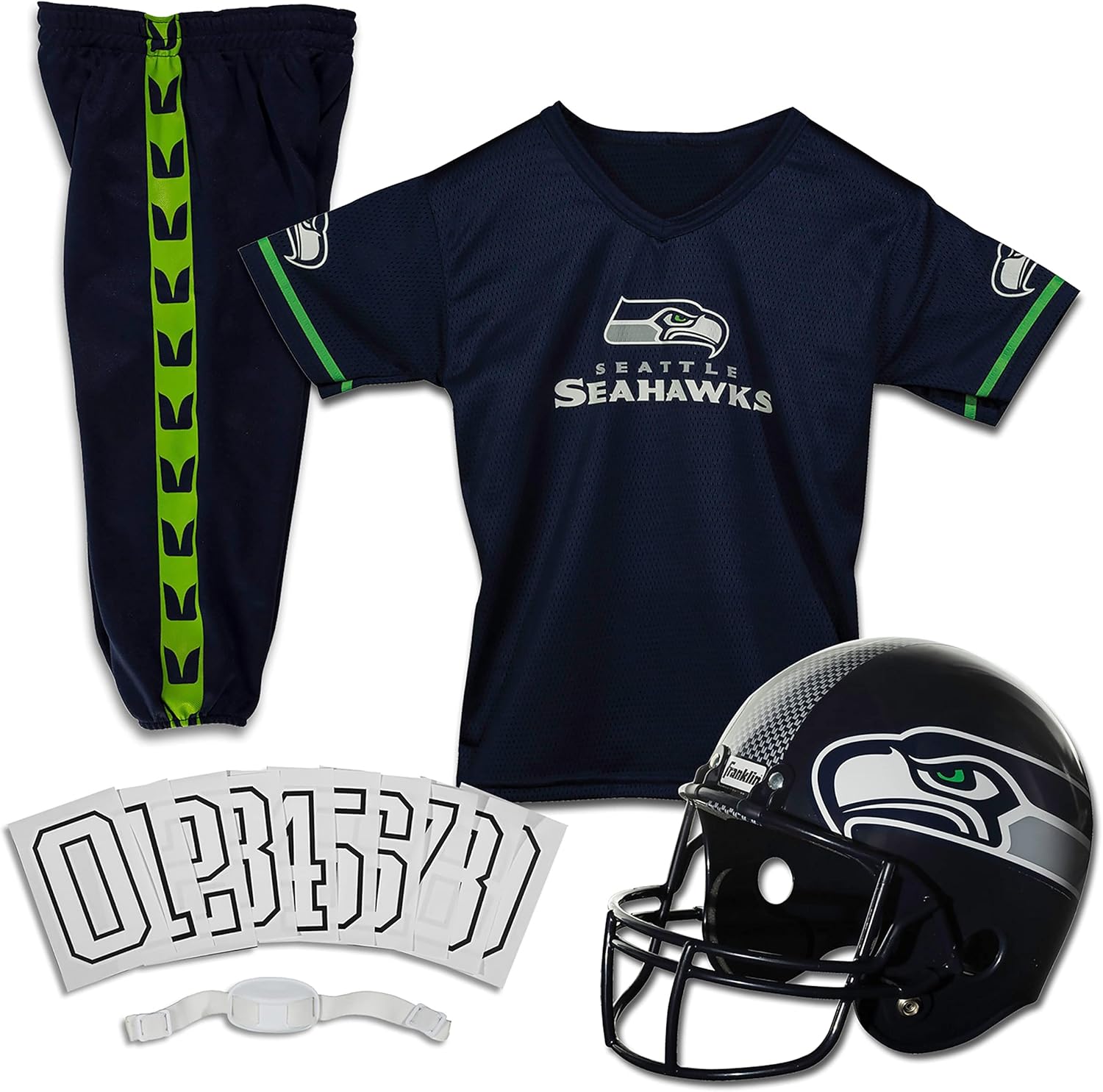 Seattle Seahawks Youth Football Uniform Set for Boys & Girls