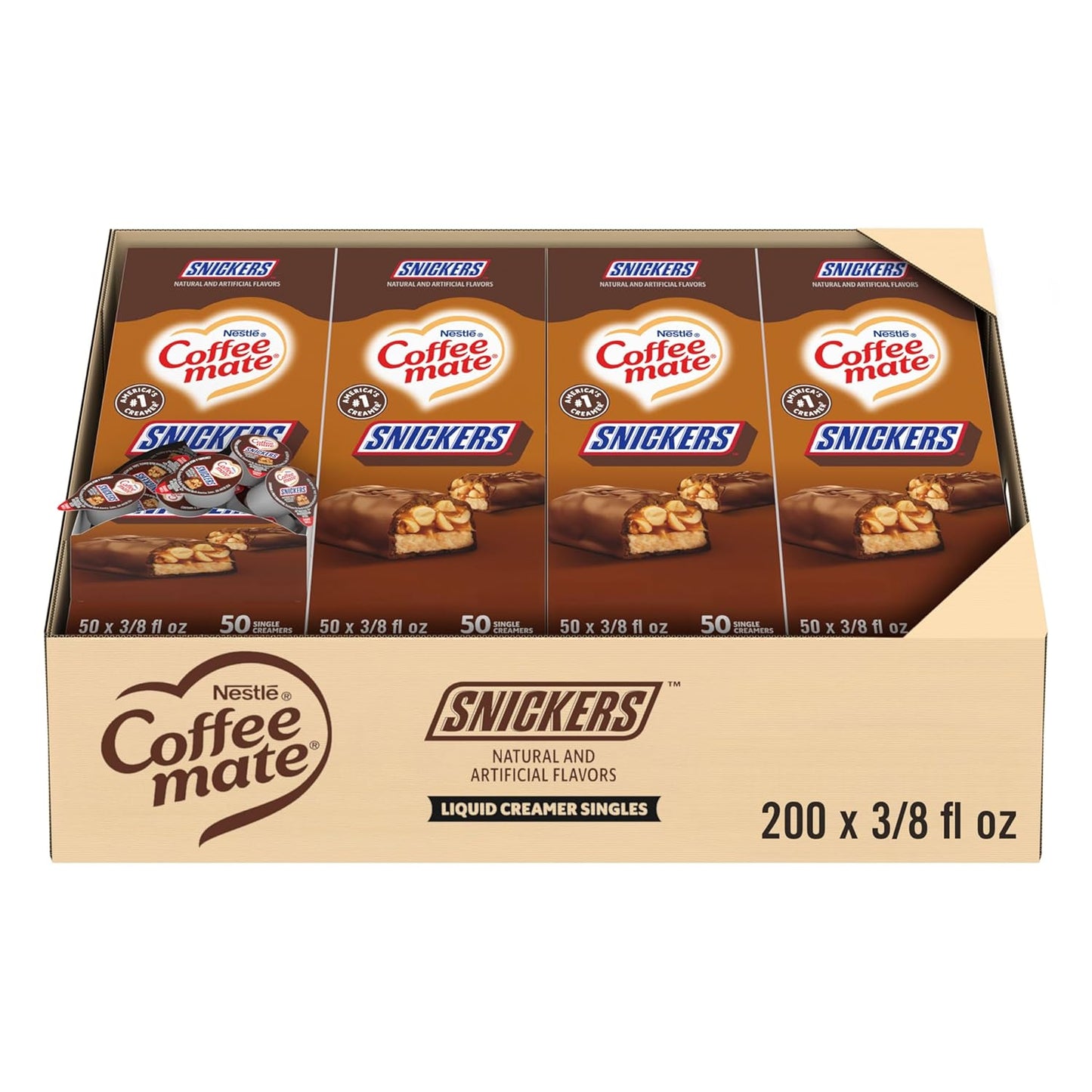 Coffee mate Snickers Flavored Coffee Creamer for Delicious Coffee