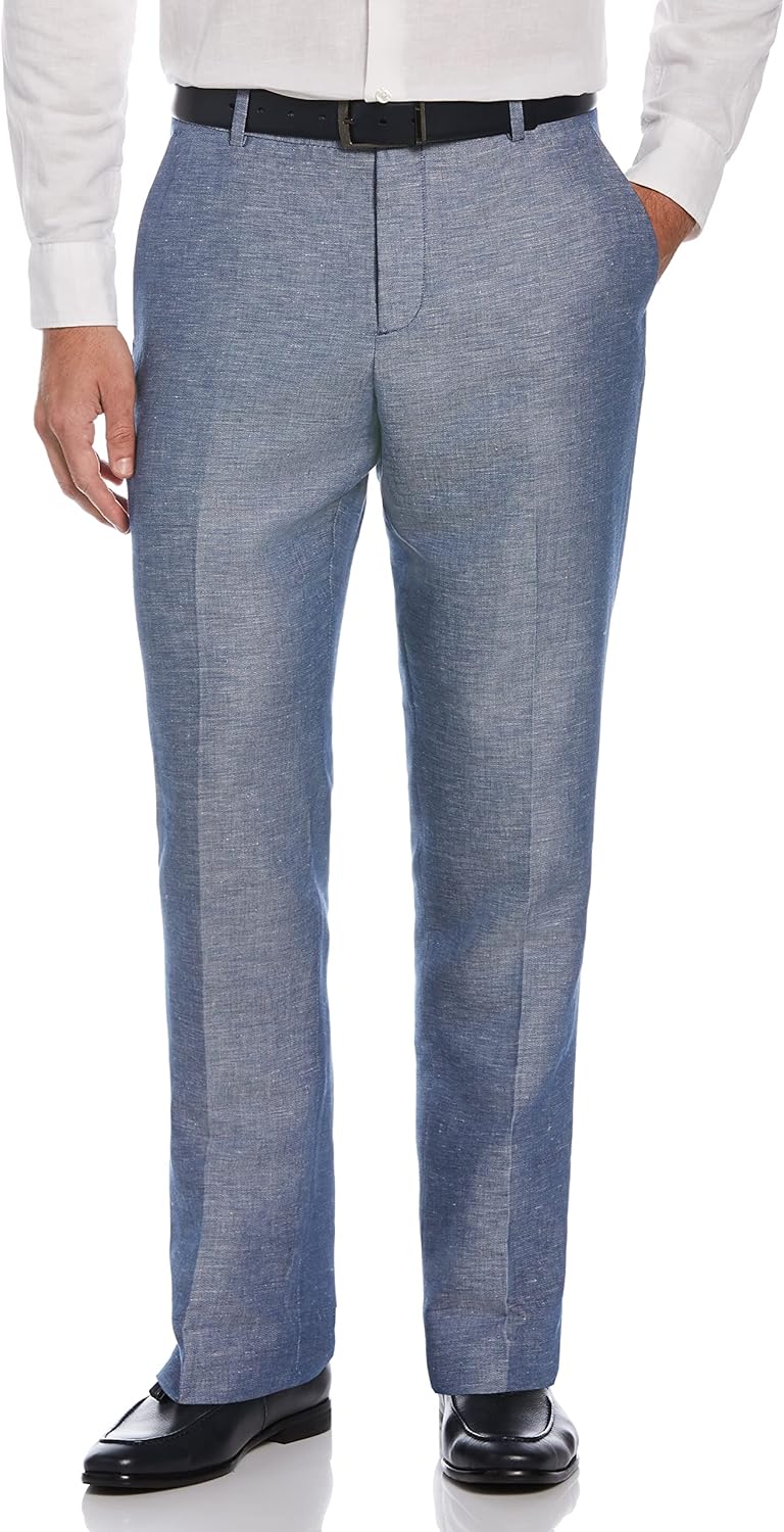 Perry Ellis Men's Portfolio Essential Linen Blend Dress Pants