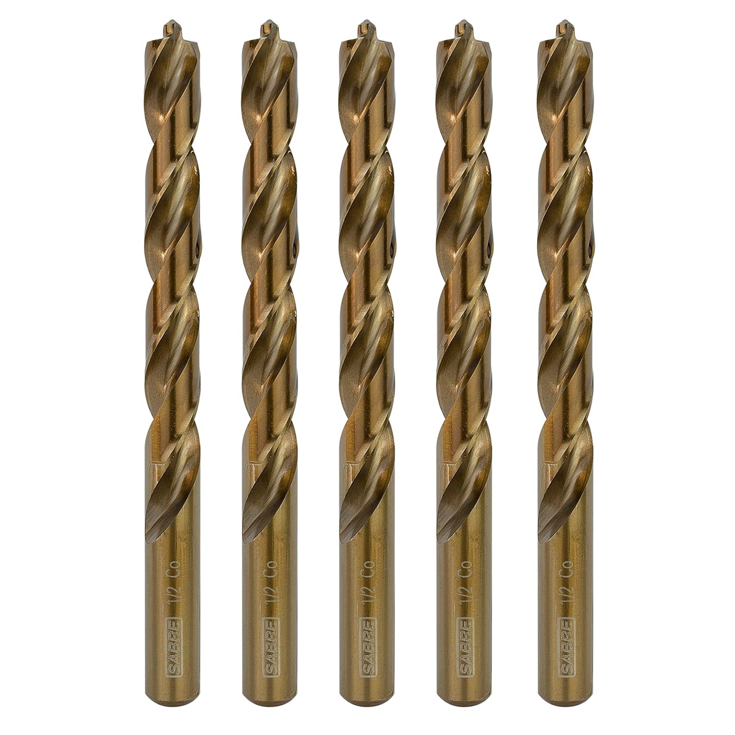 1/2 Inch Cobalt Drill Bits Set for Metal - Heavy-Duty Performance