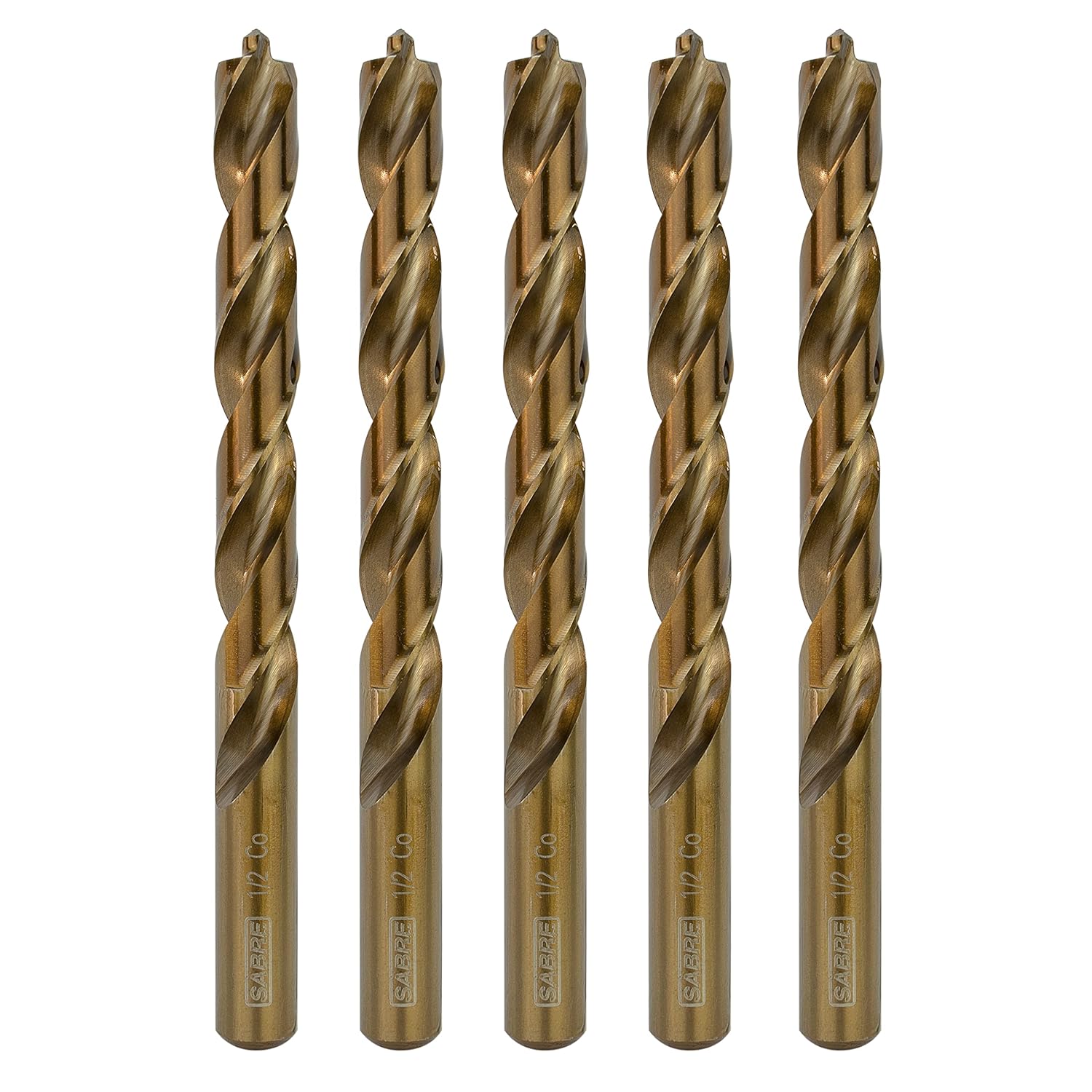 1/2 Inch Cobalt Drill Bits Set for Metal - Heavy-Duty Performance