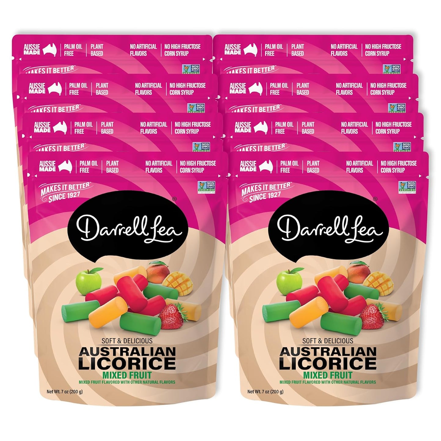 Darrell Lea Soft Australian Licorice - Mixed Fruit Delight