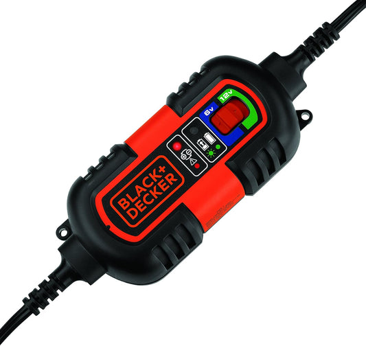 BLACK+DECKER 6V/12V Battery Charger/Maintainer: Easy Maintenance