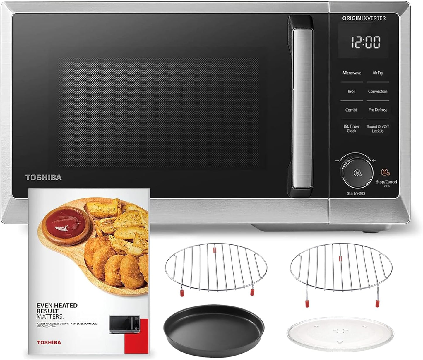 TOSHIBA 6-in-1 Inverter Microwave Oven & Air Fryer Combo