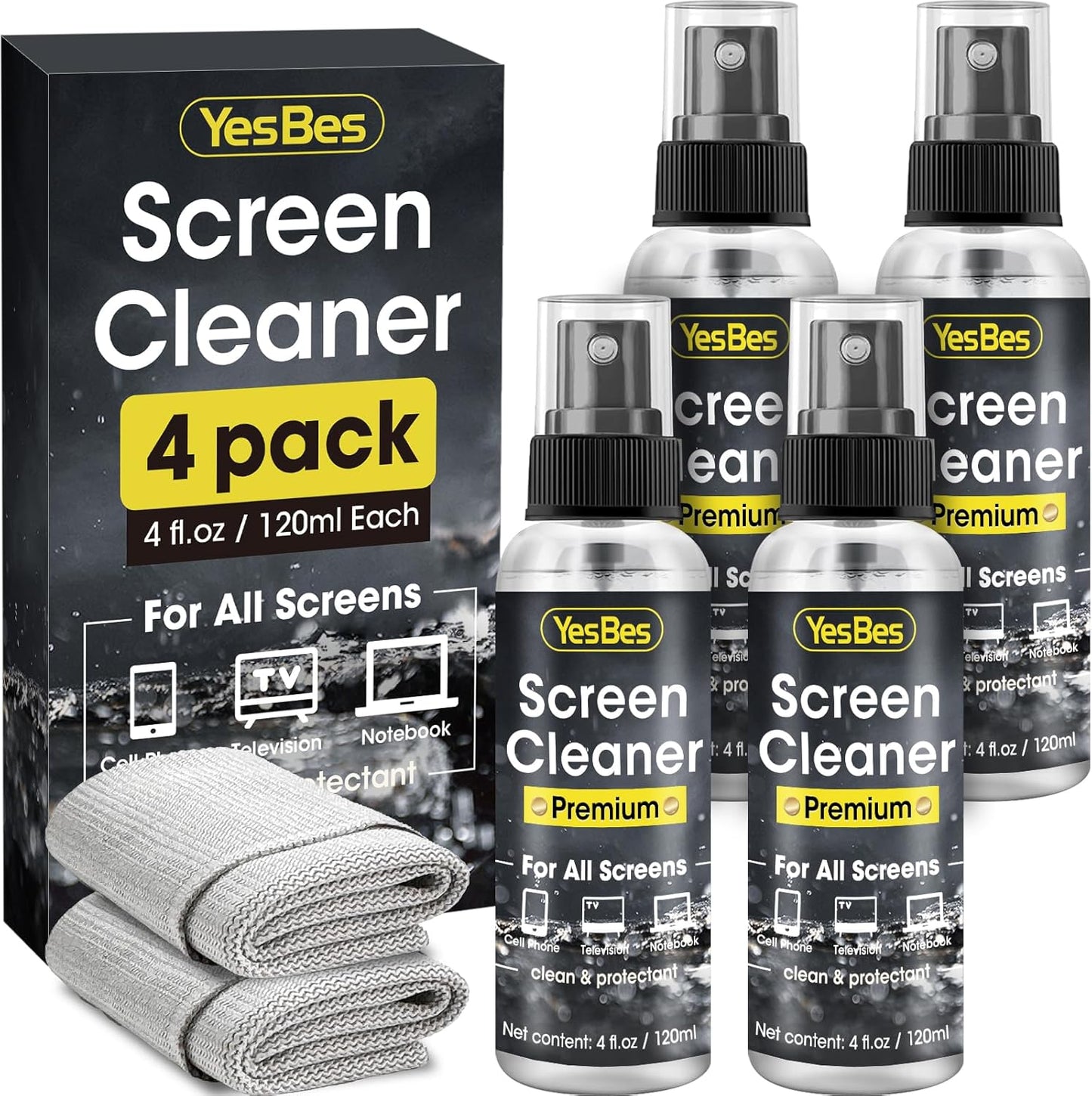 Premium Screen Cleaner Set - Crystal-Clear Screens!