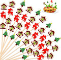 Christmas Cocktail Picks Set - Festive Decor & Fun!