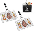 Portable BBQ Fish Grill Basket for Outdoor Grill - Foldable, Rustproof