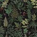 Green Leaf Peel and Stick Watercolor Leaf Wallpaper - Removable