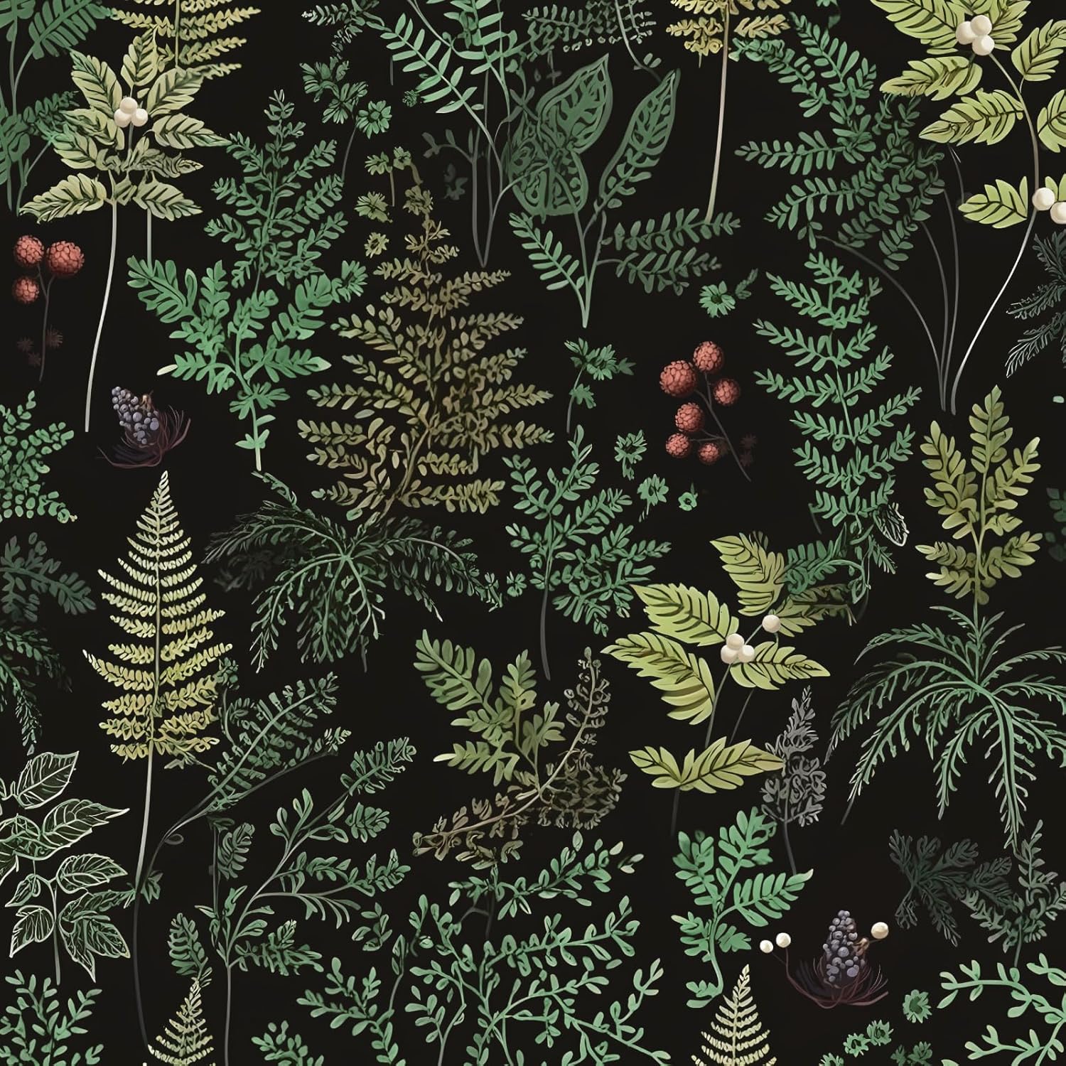 Green Leaf Peel and Stick Wallpaper for Stylish Home Decor