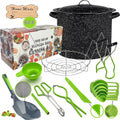 Supa Ant Water Bath Canning Pot with Rack & Full Starter Kit
