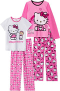 Hello Kitty Kids Pajama Set with Sleep Shirt and Pants for Comfort
