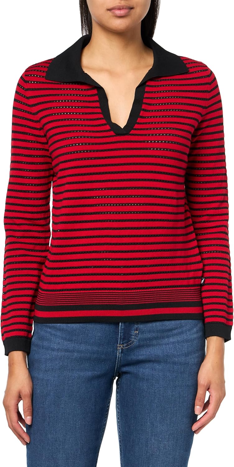 Nautica Women's Pointelle Polo - Effortless Elegance!