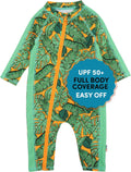 Boys Long-Sleeve UPF 50+ Swimsuit for Baby to Little Boys - Sun Shield