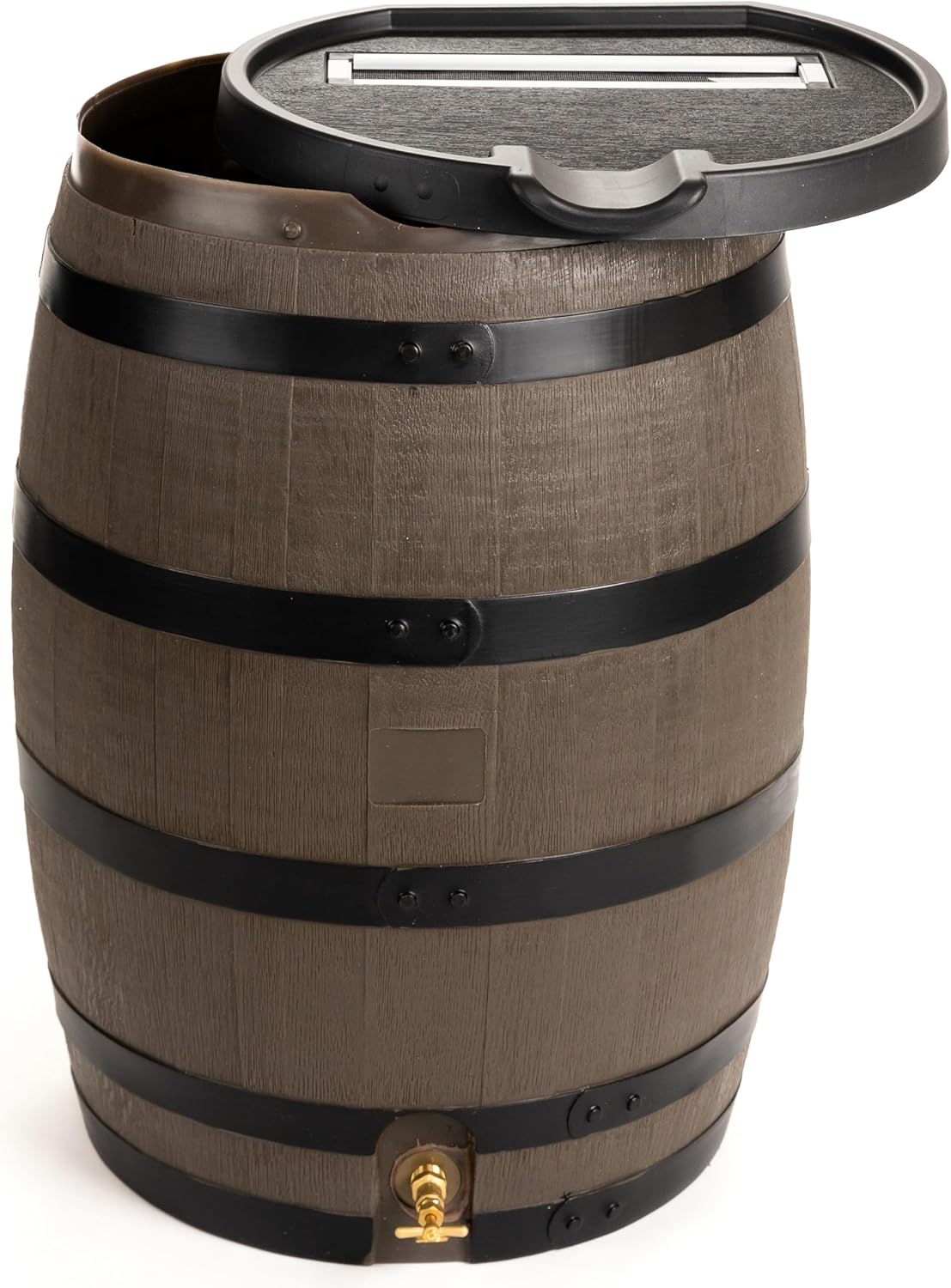 RTS Home Accents 55-Gallon Rain Barrel for Efficient Watering
