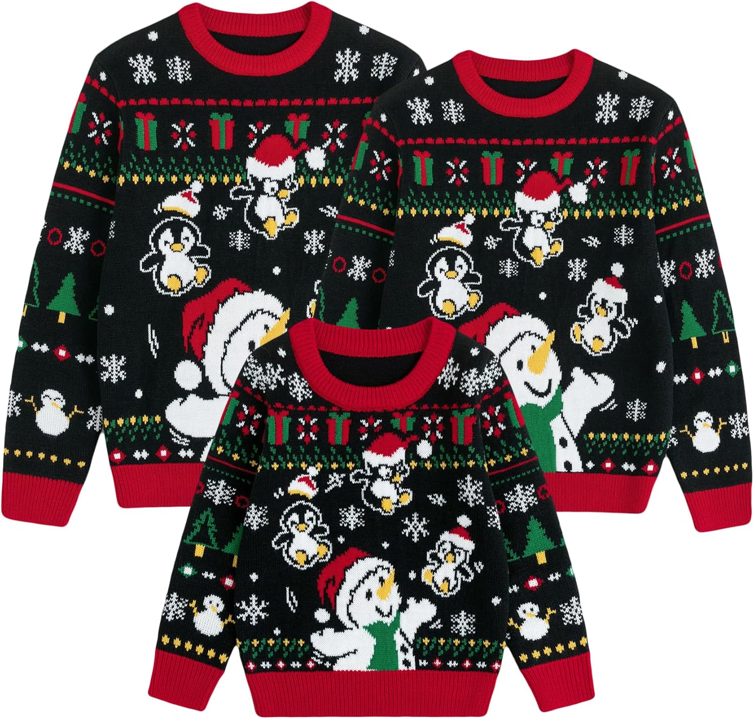 Curipeer Ugly Family Matching Christmas Sweaters for All Ages