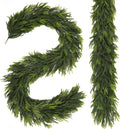Norfolk Pine Garland 2-Pack 9 FT - Real Touch Full Greenery