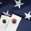 6x10 FT American Flag for Outside - Heavy Duty Embroidered Stars