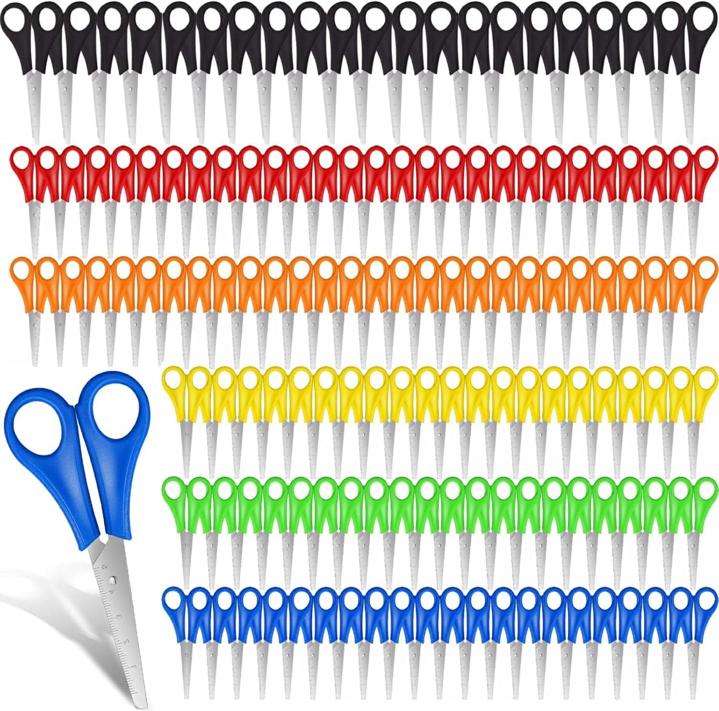 240 Pcs Kids Scissors Bulk for School Craft Projects and More