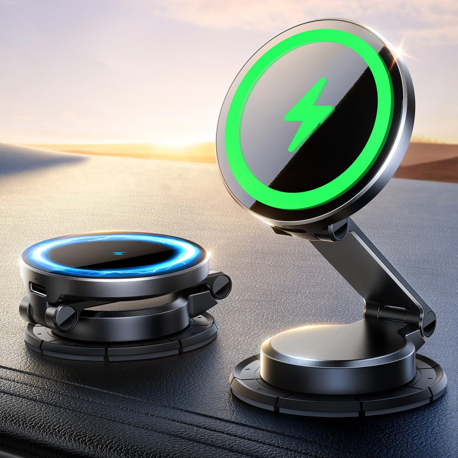 15W Fast MagSafe Car Mount Charger - Hands-Free