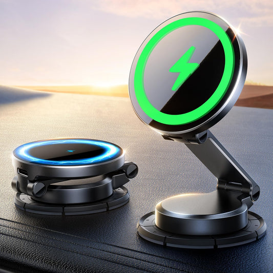 15W Fast MagSafe Car Mount Charger - Hands-Free