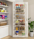 Over The Door Pantry Organizer Wall Mount Spice Rack - Space Saving