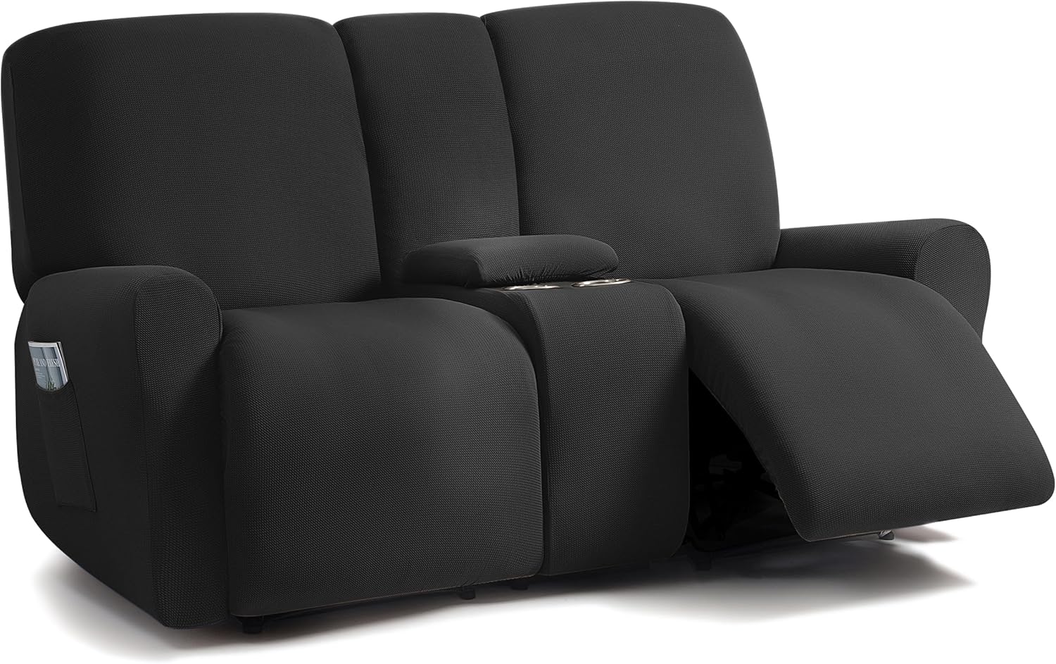 ULTICOR Jacquard Design Reclining Loveseat Cover for Comfort