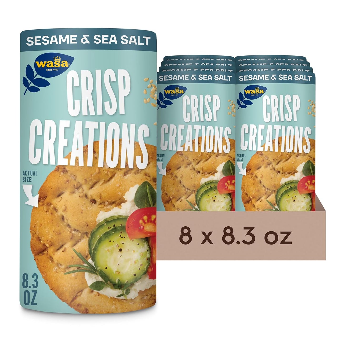 Wasa Sesame and Sea Salt Crisp Creations for Tasty Snacking