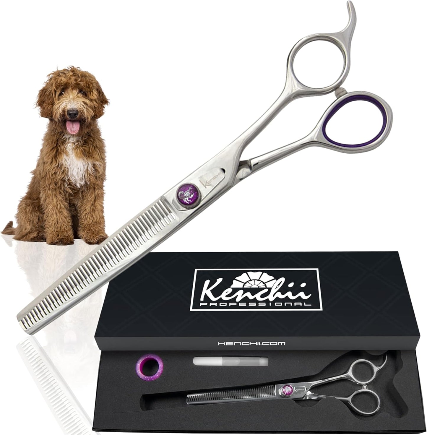 Kenchii Scorpion Dog Grooming Scissors for Professional Grooming