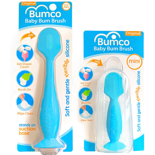 Bumco Baby Bum Brush + Mini Spatula Set - Mom-Approved Diaper Cream Applicator