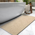 Bath Mat Absorbent Quick Dry Bathroom Rug 24in x 48in - Anti-Slip