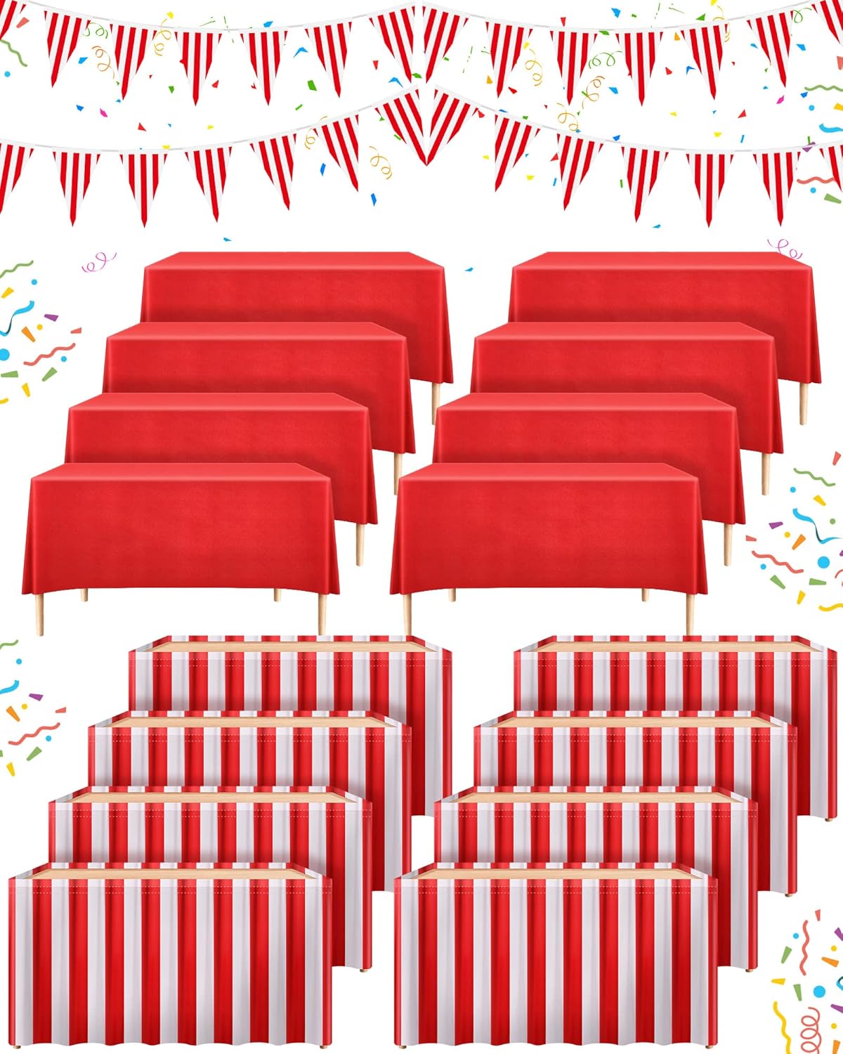 20 Pieces Carnival Theme Party Decors for Fun Celebrations