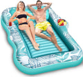 83 in x 63 in Extra Large Inflatable Tanning Pool Float Lounger