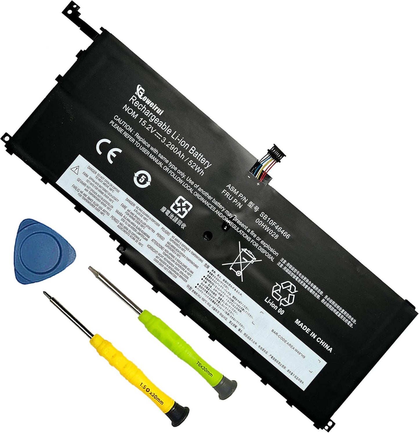 High-Performance 00HW028 Battery for Lenovo ThinkPad X1 Yoga
