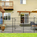 Decorative Garden Fence 6 Panels 13ft x 36in - Durable Rustproof