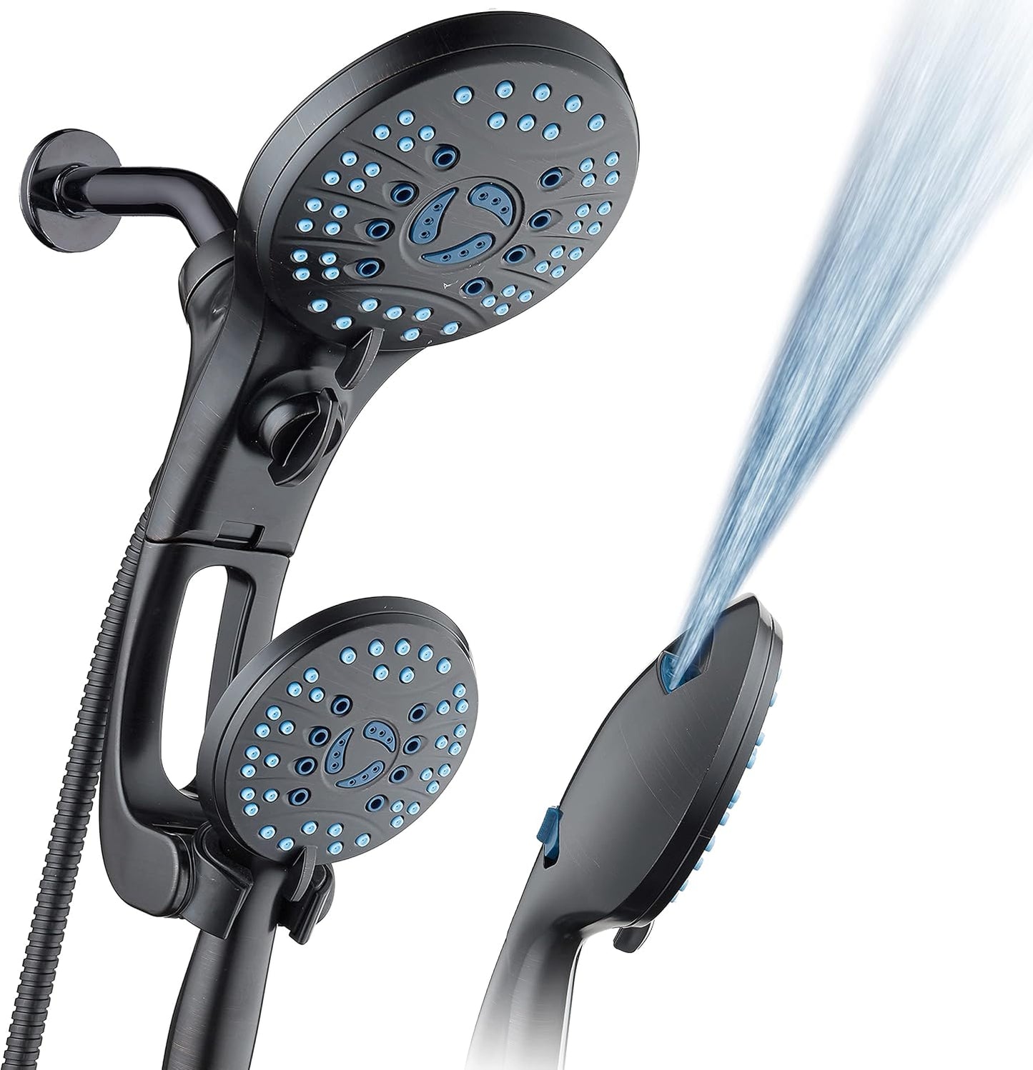 High Pressure Handheld/Rain Shower Head Combo for Ultimate Clean