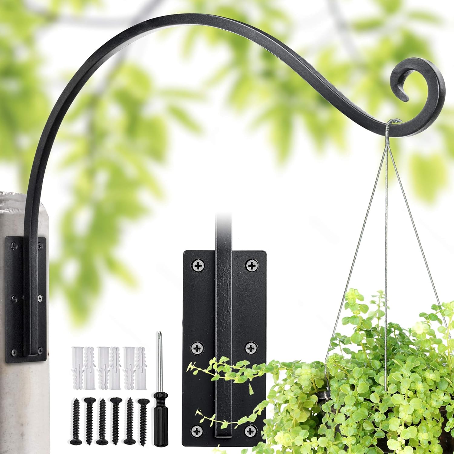 Heavy Duty Plant Hanger Bracket by Lifyzoon for Outdoors