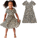 Posh Peanut Girls Twirl Dress - Soft Viscose from Bamboo