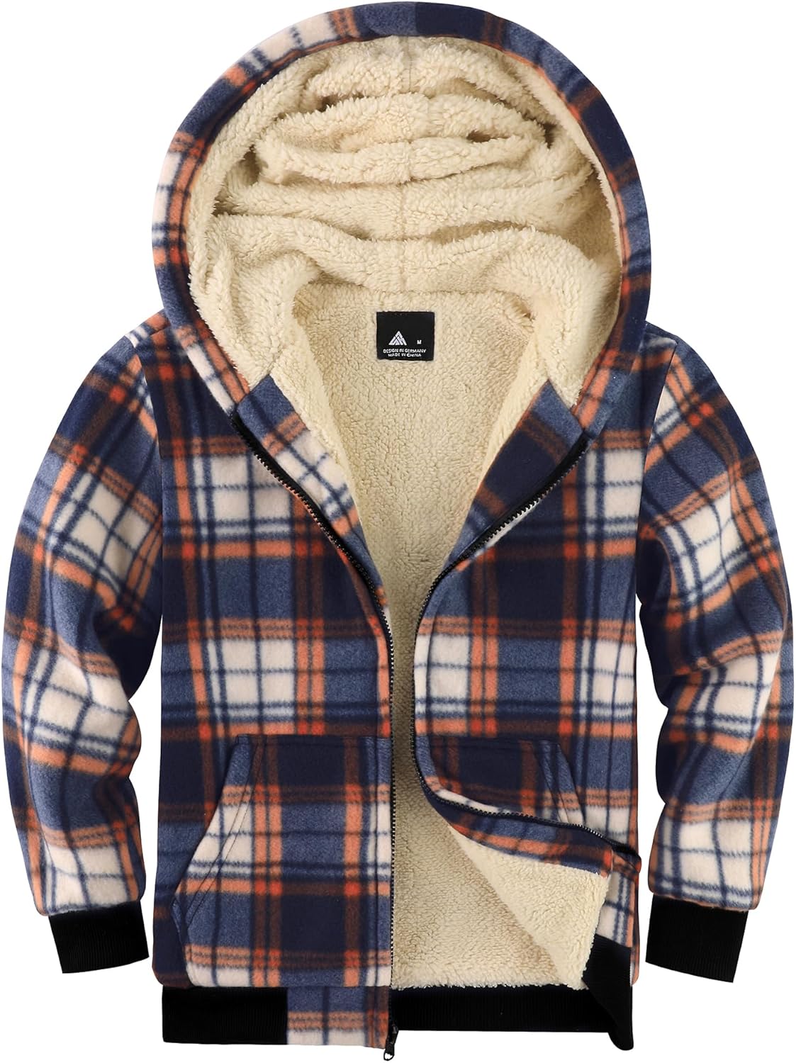 Boys Fleece Jacket with Hood for Cozy Warmth and Style