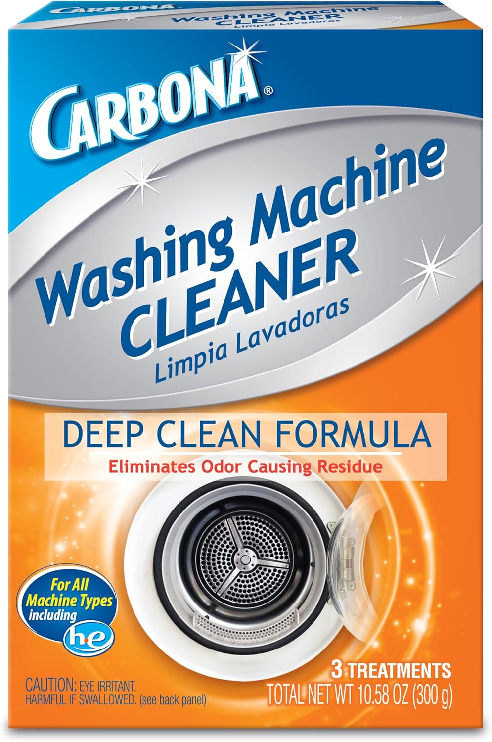 Carbona Washing Machine Cleaner | Odor & Residue Eliminator