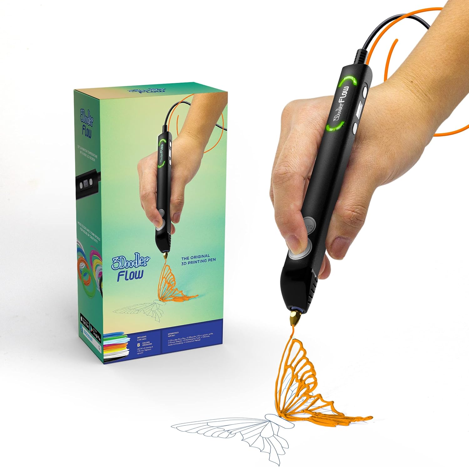 3Doodler Flow 3D Printing Pen for Creative Teens and Adults