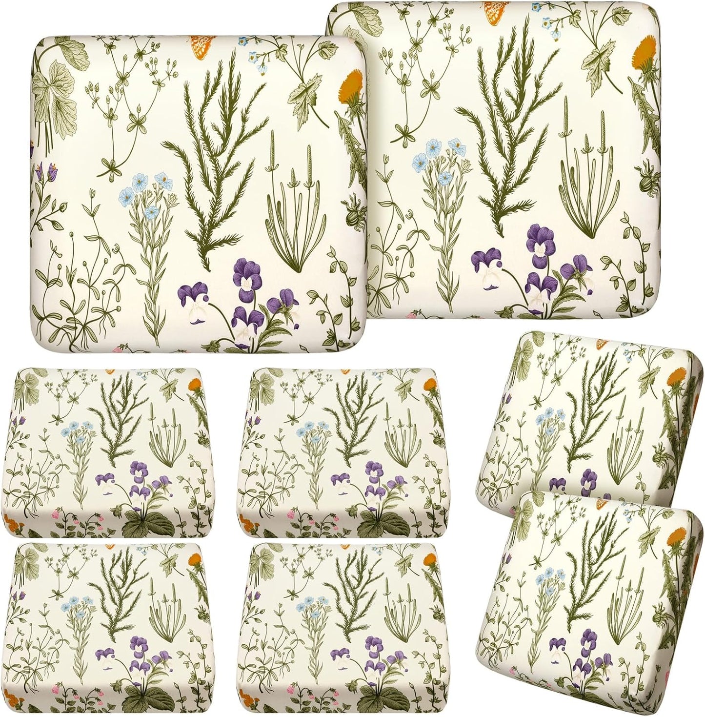 Spring Wildflower Sofa Cushion Covers for Summer Decor Refresh
