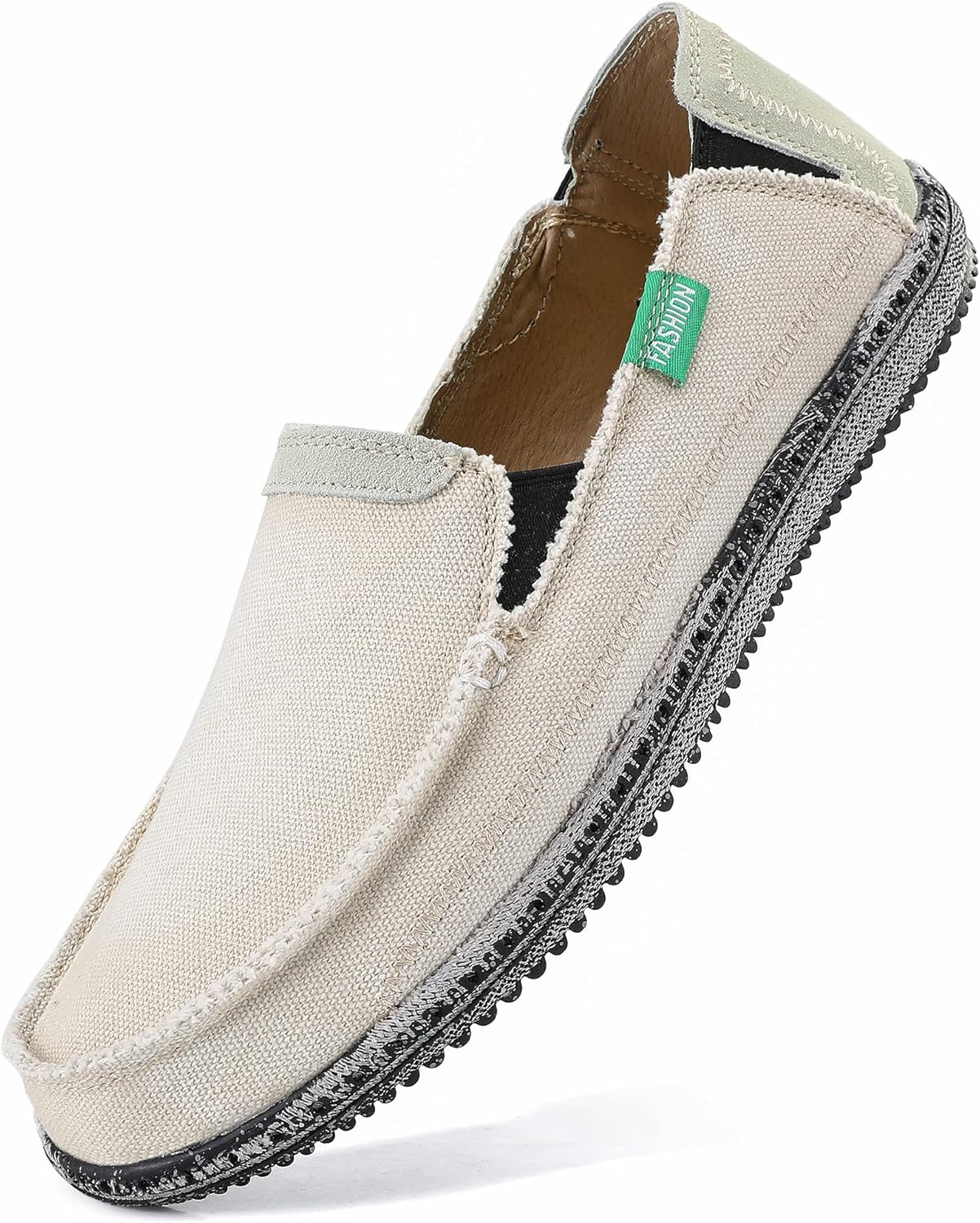 VILOCY Mens Slip on Deck Shoes for Casual Beach and Boat Wear