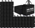 Large Non Woven Reusable Grocery Bags - Foldable Portable Tote
