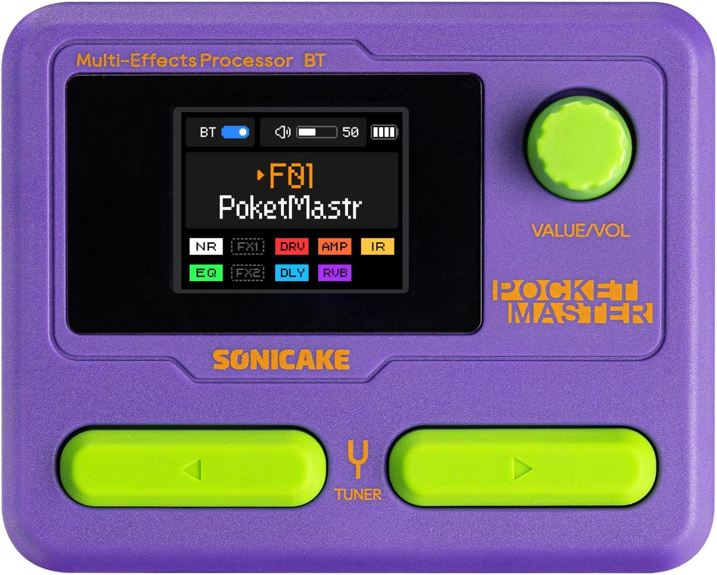 SONICAKE Pocket Master: Ultimate Portable Multi Effects Pedal