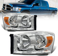 AS Headlight Assembly Compatible with 2006-2009 Dodge Ram - Bright Fit