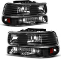 oEdRo Headlight Assembly Replacement for Chevy Silverado - Improved